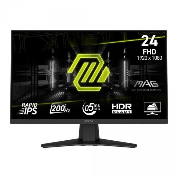 OUTLET: Monitor MSI 23,8&amp;quot; MAG 244F Rapid IPS FHD 200Hz HDMI DP - USZ OPAK