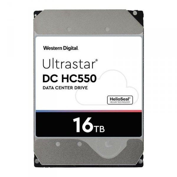 Dysk Western Digital Ultrastar DC HC550 He16 16TB 3,5&amp;quot; 7200 512MB SAS SE 512e P3 DC WUH721816AL5204