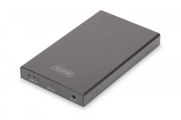 Obudowa Digitus USB 3.0 na dysk SSD/HDD 2.5&amp;quot; SATA III, 9.5/7.5mm, aluminiowa