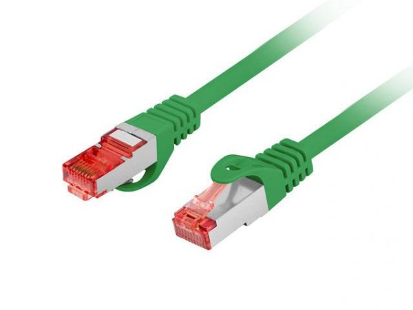 Patchcord Lanberg S/FTP kat.6 2m LSZH CU fluke passed zielony