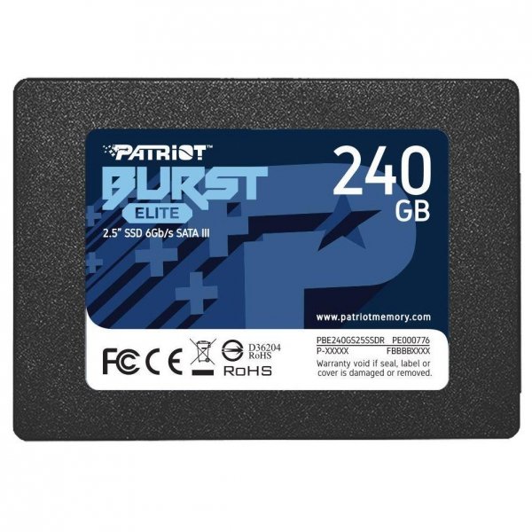 Dysk SSD Patriot Burst Elite 240GB SATA3 2,5&amp;quot; (450/320 MB/s) 7mm