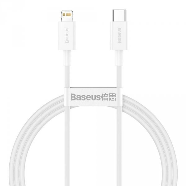 Kabel przewód USB-C / Typ-C - Lightning / iPhone 100cm Baseus CATLYS-A02 z obsługą szybkiego ładowania 20W PD