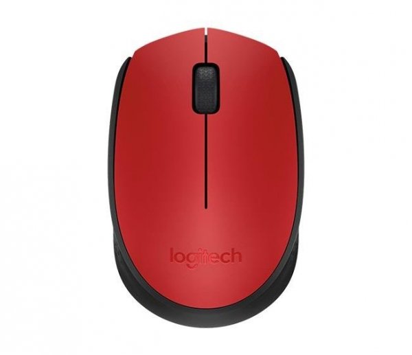 Mysz bezprzewodowa Logitech M171 optyczna czerwona