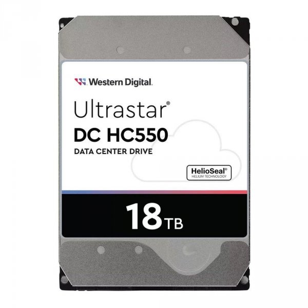 Dysk Western Digital Ultrastar DC HC550 He18 18TB 3,5&amp;quot; 7200 512MB SAS TCG 512e P3 DC WUH721818AL5201