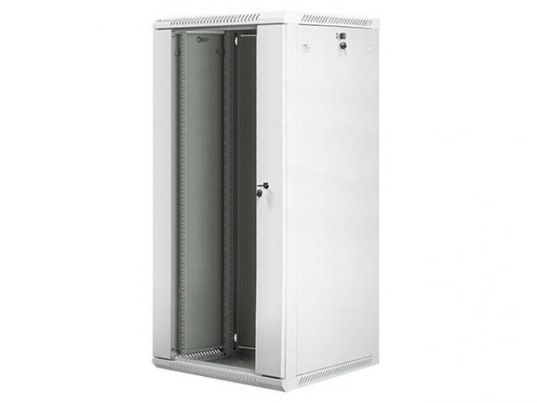 Szafa instalacyjna Rack wisząca 19&amp;quot; 27U 600x600 szara Lanberg (flat pack)