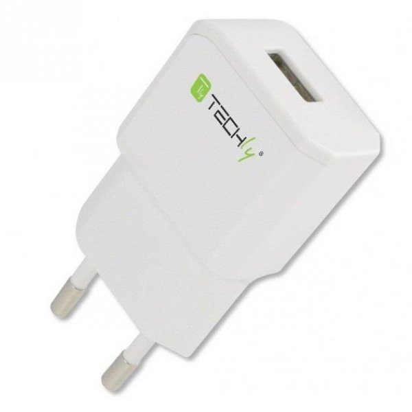 Ładowarka sieciowa Techly Slim USB 5V 2,1A biała