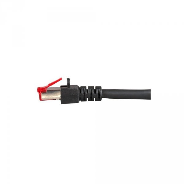 Patchcord 100% miedź EFB Cat.6 LSZH S/FTP, 0,5m, czarny