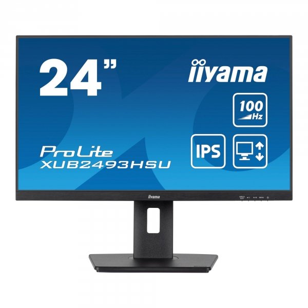 Monitor iiyama 23,8&amp;quot; ProLite XUB2493HSU-B6 IPS FHD 100Hz HDMI DP HUB głośniki