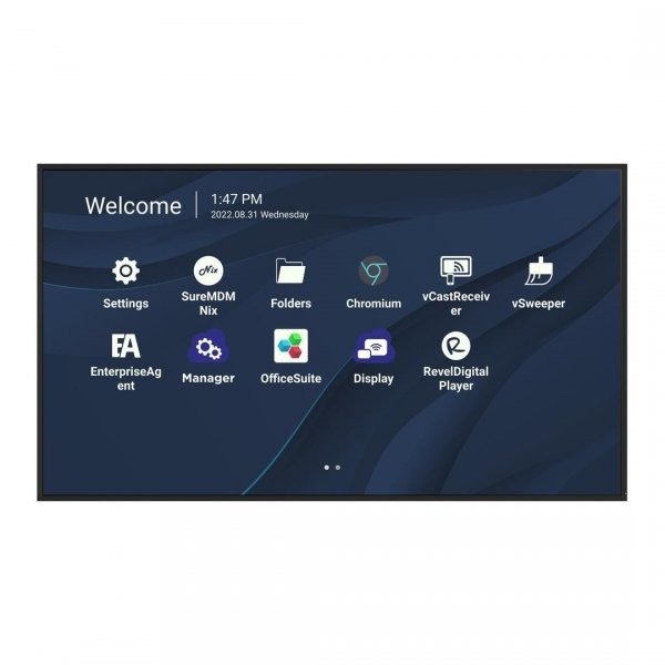 Monitor ViewSonic CDE7530 75&amp;quot; 4K Presentation Display 24/7