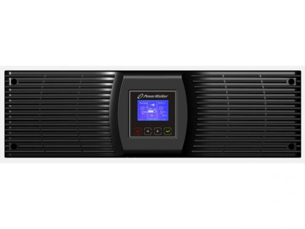 Zasilacz awaryjny UPS Power Walker On-Line 6000VA 6xIEC+TERM. RJ/USB/RS LCD 19&amp;quot;