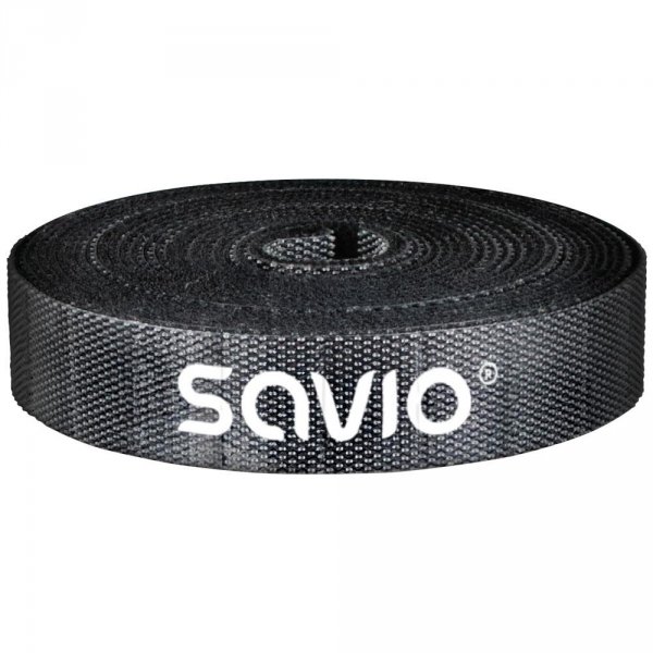 Organizer na kable Savio OC-06 Taśma, Rzep, 14mm szerokości, 5m