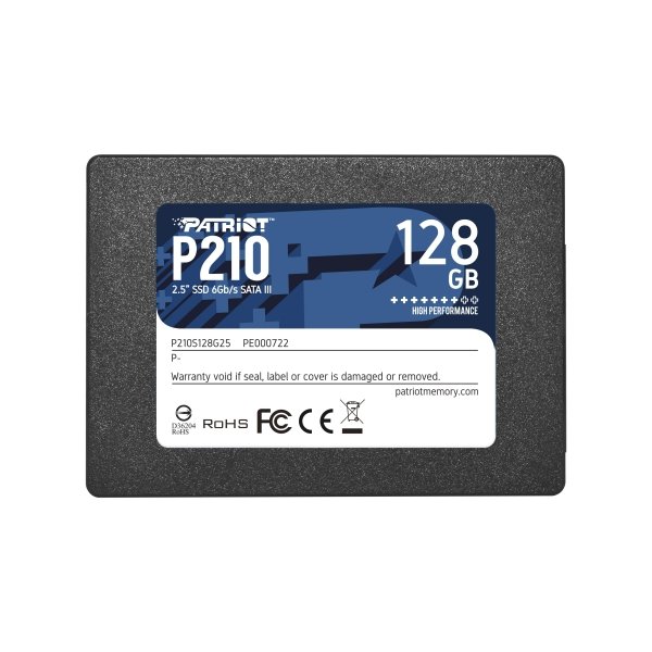 Dysk SSD Patriot P210 128GB 2.5” SATA3 (450/350 MB/s) 7mm