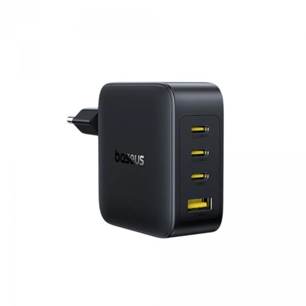 Ładowarka sieciowa Baseus GaN EnerFill FH11 E0121J00 szybka 140W 3xUSB-C PD + 1xUSB czarna
