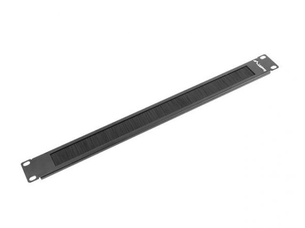 Panel szczotkowy Lanberg AK-1101-B do szafy 19&amp;quot; 1U czarny