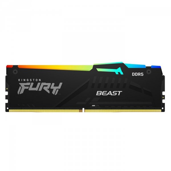 Pamięć DDR5 Kingston FURY Beast RGB 8GB (1x8GB) 4800MHz CL38 1,1V