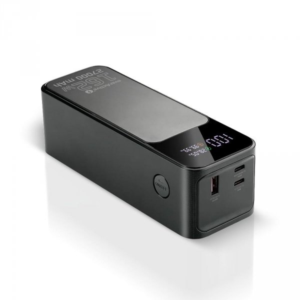 Powerbank everActive EB-27Q 27 000mAh 1x USB + 2x USB-C 162,5W QC4+ wyświetlacz LCD