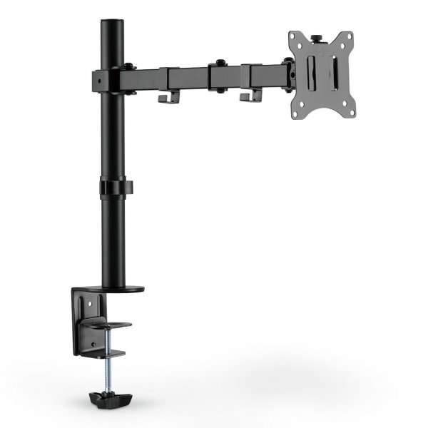Uchwyt biurkowy pojedycz (zacisk) DIGITUS 1xLCD max. 32&amp;quot;max. 8kg uchylno-obrotowy 270°