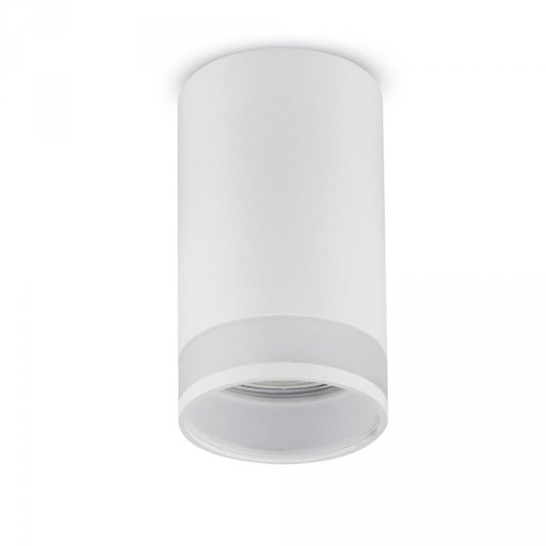 Oprawa natynkowa / tuba Maclean MCE361 W, punktowa, okrągła, aluminiowa, GU10, 55x105mm, biała