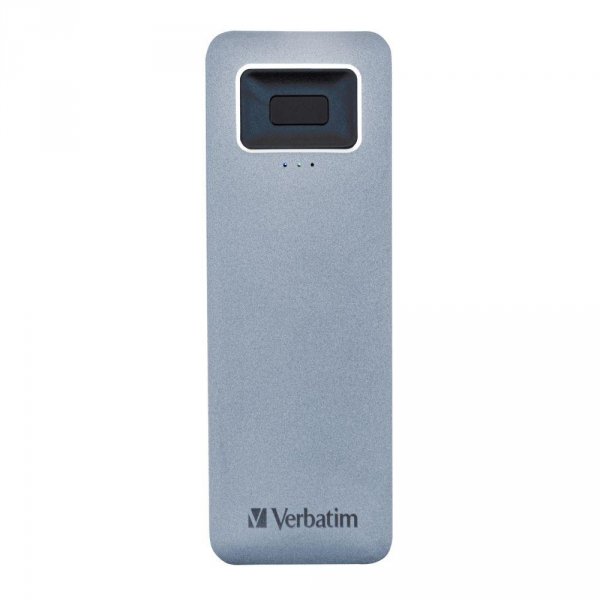 Dysk SSD zewnętrzny Verbatim Executive Fingerprint Secure 512GB USB 3.0 Type-C szary