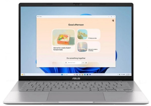 Notebook Asus Vivobook S14 S3407CA-LY008W 14&amp;quot;WUXGA/Ultra 7 255H/16GB/SSD1TB/Arc 140T/W11 Silver