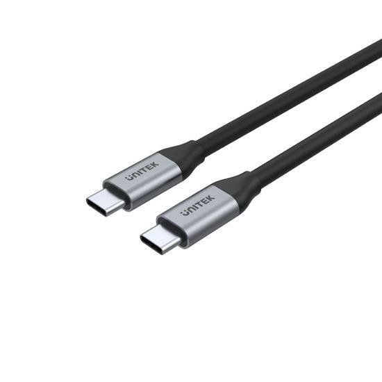 OUTLET: Kabel USB-C Unitek C14082ABK 4K 60Hz, 20V/5A, 10Gbps, 1m, M/M - OTW OPAK