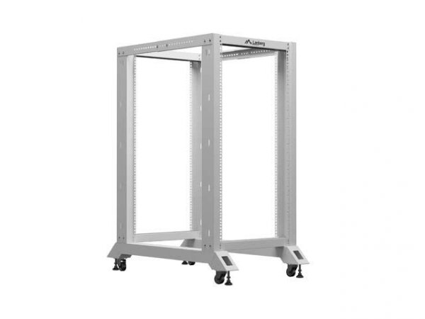 Stojak Open Rack 19&amp;quot; Lanberg 22U 600x1000 szary