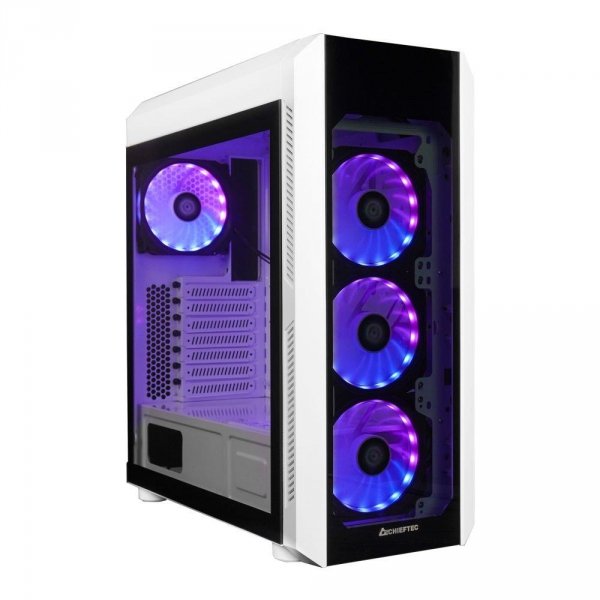 Obudowa Chieftec SCORPION 3 GL-03W-OP ATX ARGB z oknem bez zasilacza biała