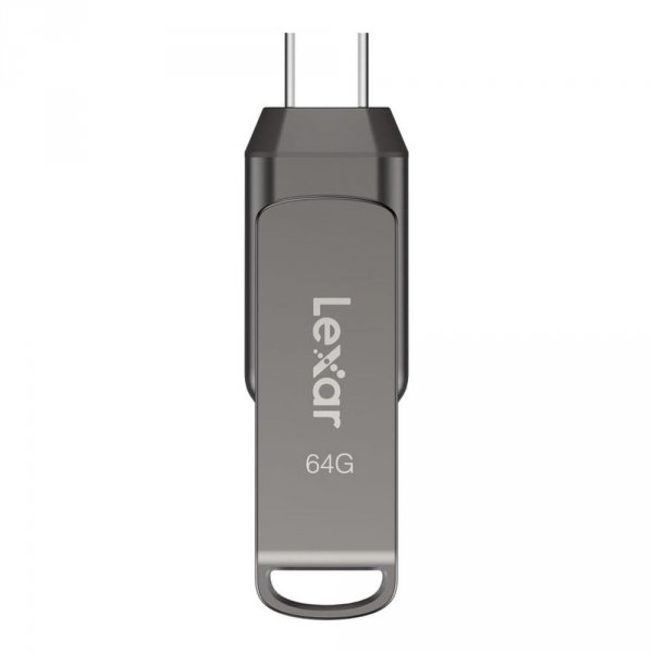 Pendrive Lexar JumpDrive D400 64GB USB 3.2 Gen1 Type-C 130MB/s srebrny