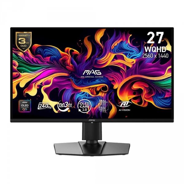Monitor MSI 27&amp;quot; MAG 274QP QD-OLED X24 QD-OLED WQHD 240Hz 2xHDMI DP