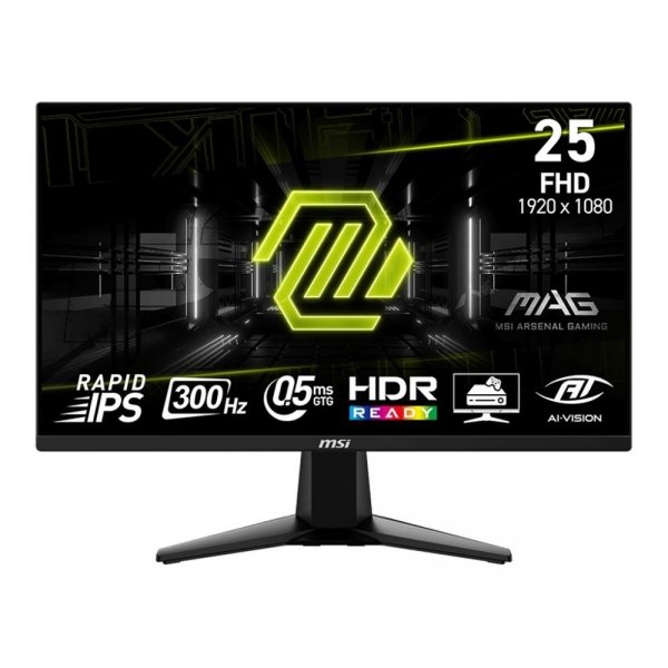 Monitor MSI 24,5&amp;quot; MAG 255XF Rapid IPS FHD 300Hz 2xHDMI DP