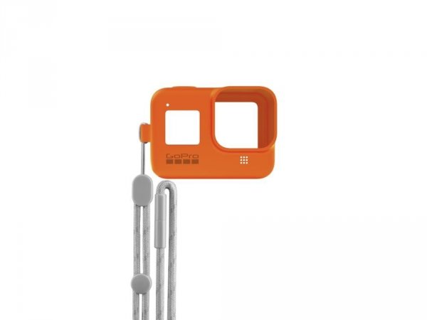 GoPro Sleeve + Lanyard do HERO 8 Black - silikonowa obudowa pomarańczowa 