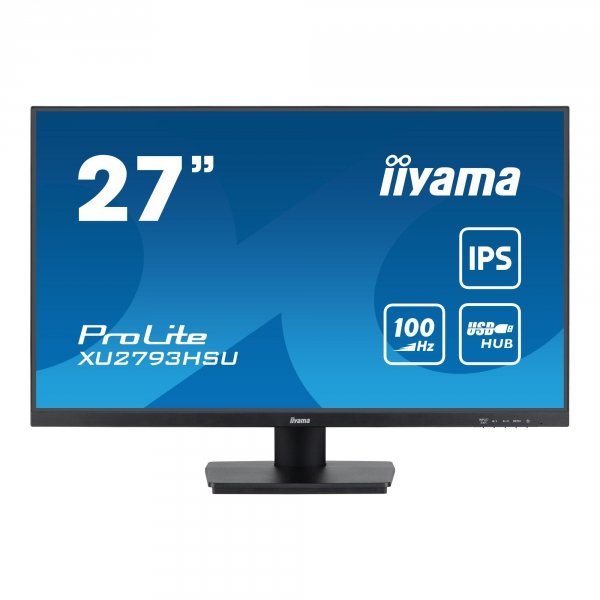 Monitor iiyama 27&amp;quot; ProLite XU2793HSU-B6 IPS 100Hz HDMI DP 2xUSB-A USB-B głośniki