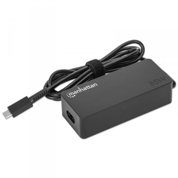 Zasilacz sieciowy Manhattan do laptopa 65W/3.25A 5-20V USB-C Power Delivery