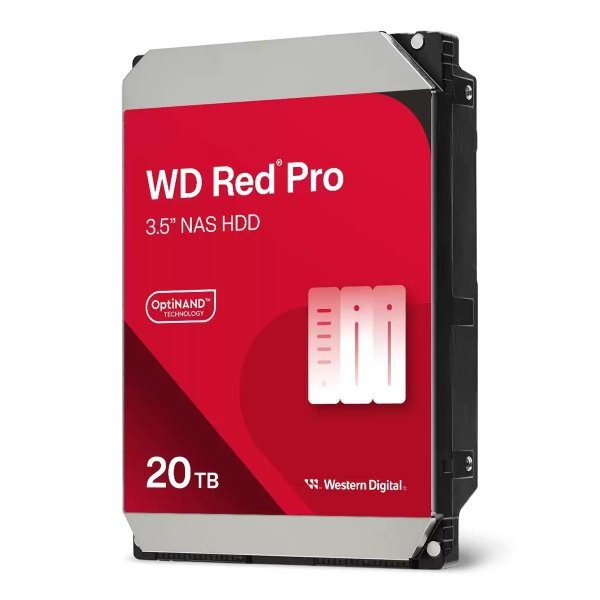 Dysk WD Red Pro™ WD202KFGX 20TB 3,5&amp;quot; 7200 512MB SATA III NAS