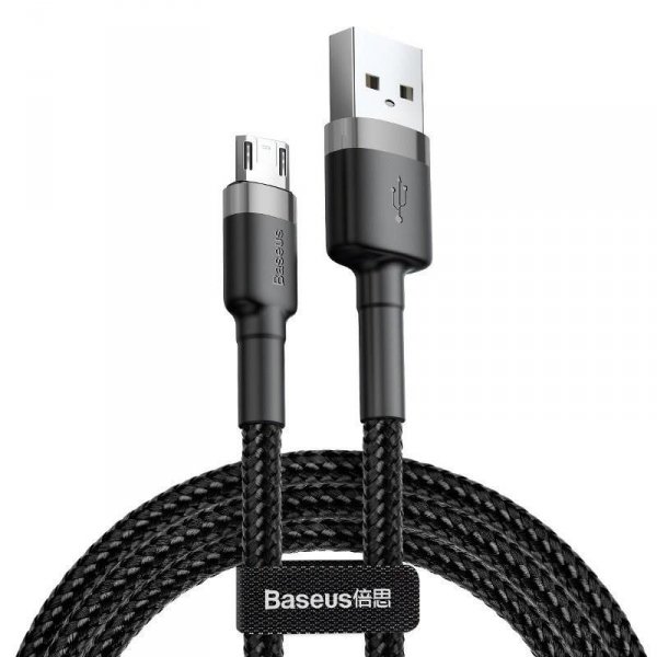 Kabel przewód USB - micro USB 200cm Baseus CAMKLF-CG1 Quick Charge 1.5A z obsługą szybkiego ładowania