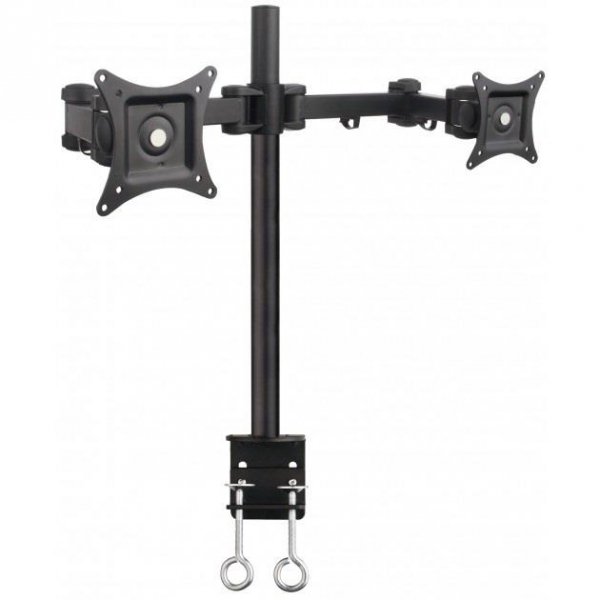 Uchwyt biurkowy Techly 13&amp;quot;-27&amp;quot;, 2x10kg na 2 monitory, regulowany