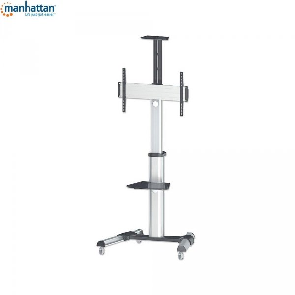 Stojak mobilny LCD/LED Manhattan 37&amp;quot;-70&amp;quot;, 50kg, regulowany z półką