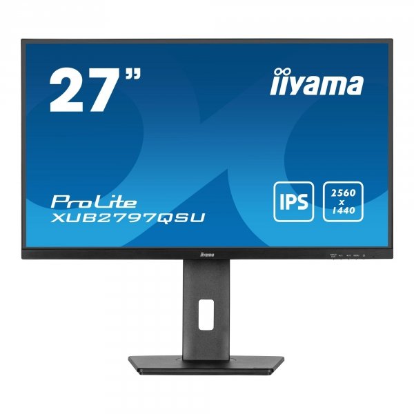 Monitor iiyama 27&amp;quot; ProLite XUB2797QSU-B1 IPS 100Hz HDMI DP 2xUSB-A głośniki