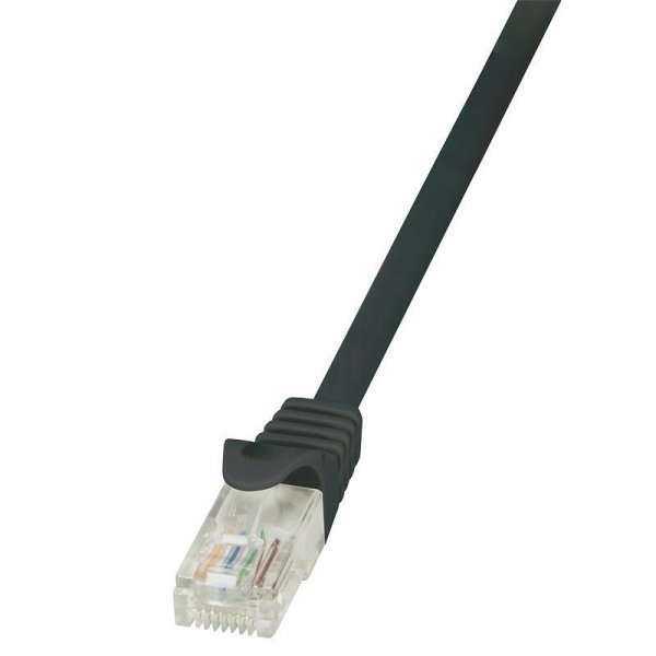 Patchcord LogiLink CP1083U CAT5e U/UTP 7,5m, czarny