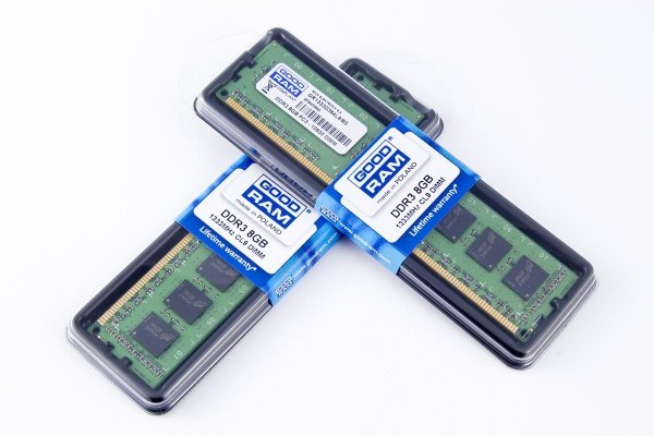 OUTLET: Pamięć DDR3 GOODRAM 8GB/1333MHz PC3-10600 CL9 1,5V - OTW OPAK