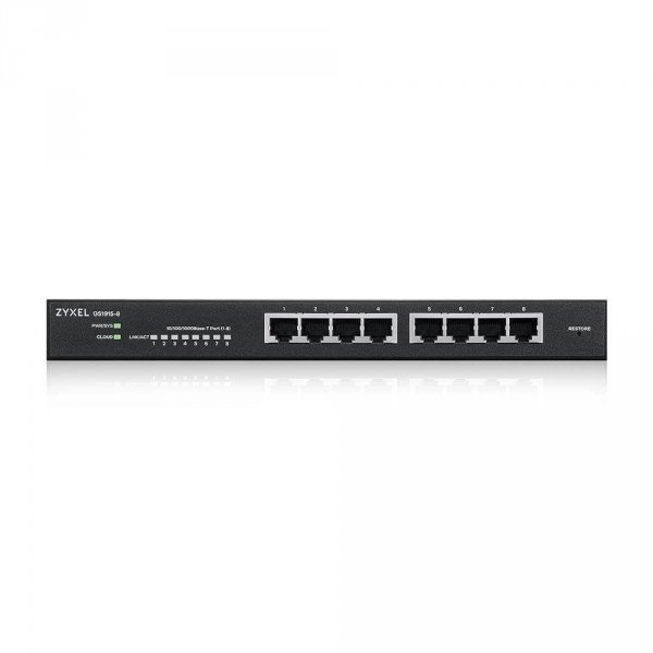 Switch zarządzalny Zyxel GS1915-8 8x1GbE