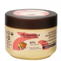 Flaxseed and karite butter hair mask