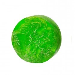 GLYCERINE SOAP WITH LOOFAH SPONGE - green tea