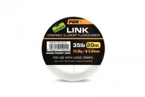 CAC791 FOX EDGES LINK ILLUSION FLUROCARBON 35lb/0.64mm