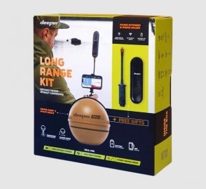 Deeper ZESTAW Long Range Kit Sonar CHIRP+2 & Deeper Range Extender and Holder