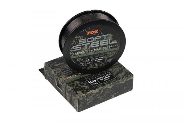 CML199 FOX ŻYŁKA Soft Steel Fleck Camo Mono 14lb (6.4kg) 0.30mm x 1000m