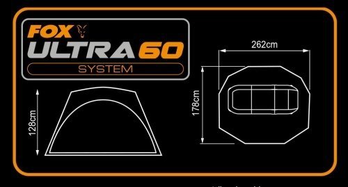 CUM222 Fox Ultra 60 Brolly System Camo
