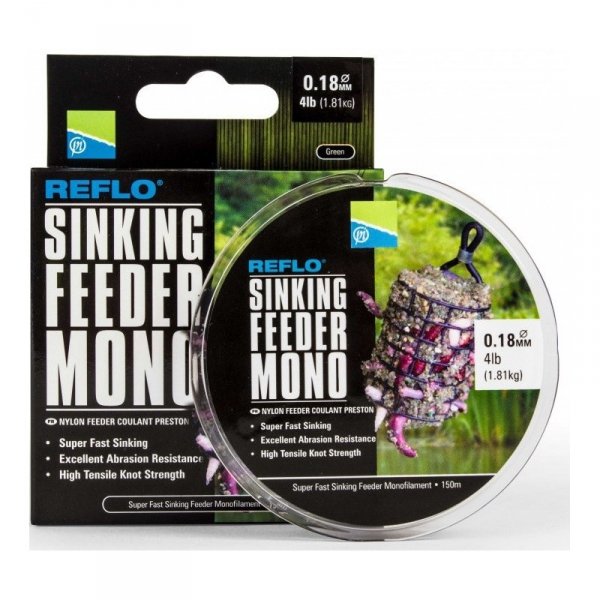 PRESTON ŻYŁKA Reflo Sinking Feeder Mono 150m / 0,23mm