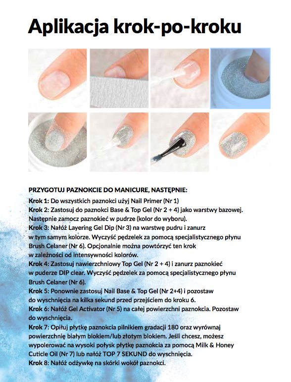 Manicure tytanowy krok 6 - CUCCIO DIP - Płyn do mycia pędzelków 14 ml
