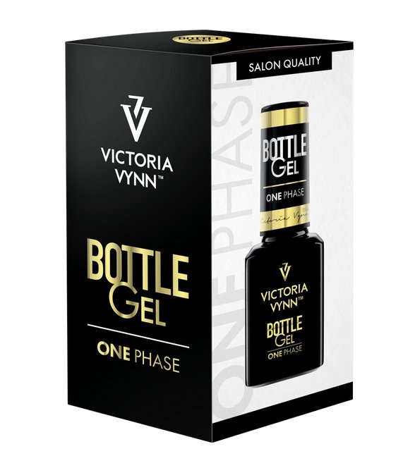 BOTTLE GEL ONE PHASE CLEAR Żel budujący w pędzelku (jednofazowy)  Victoria Vynn (15ml duża poj.)